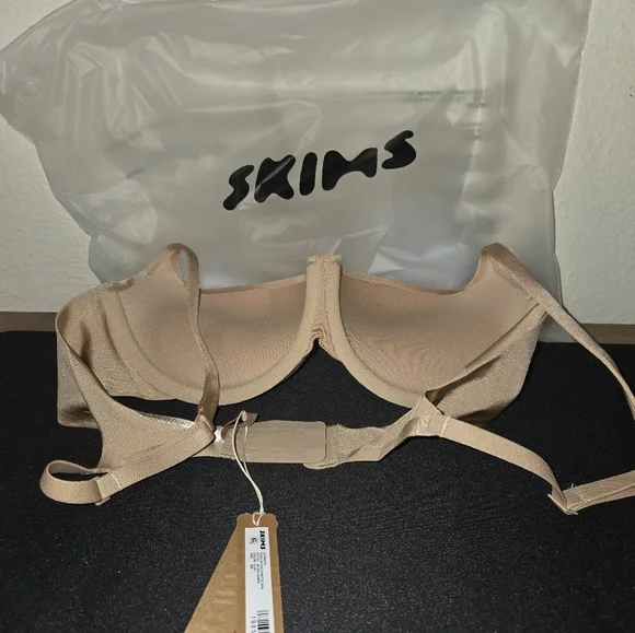 NWT SKIMS Balconette PUSHUP Bra 36B CLAY - Picture 7 of 7
